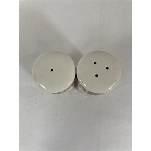 Charlton Hall Kobe Christmas Poinsettia 3" Salt & Pepper Shaker Set Vtg Japan - Picture 5 of 9